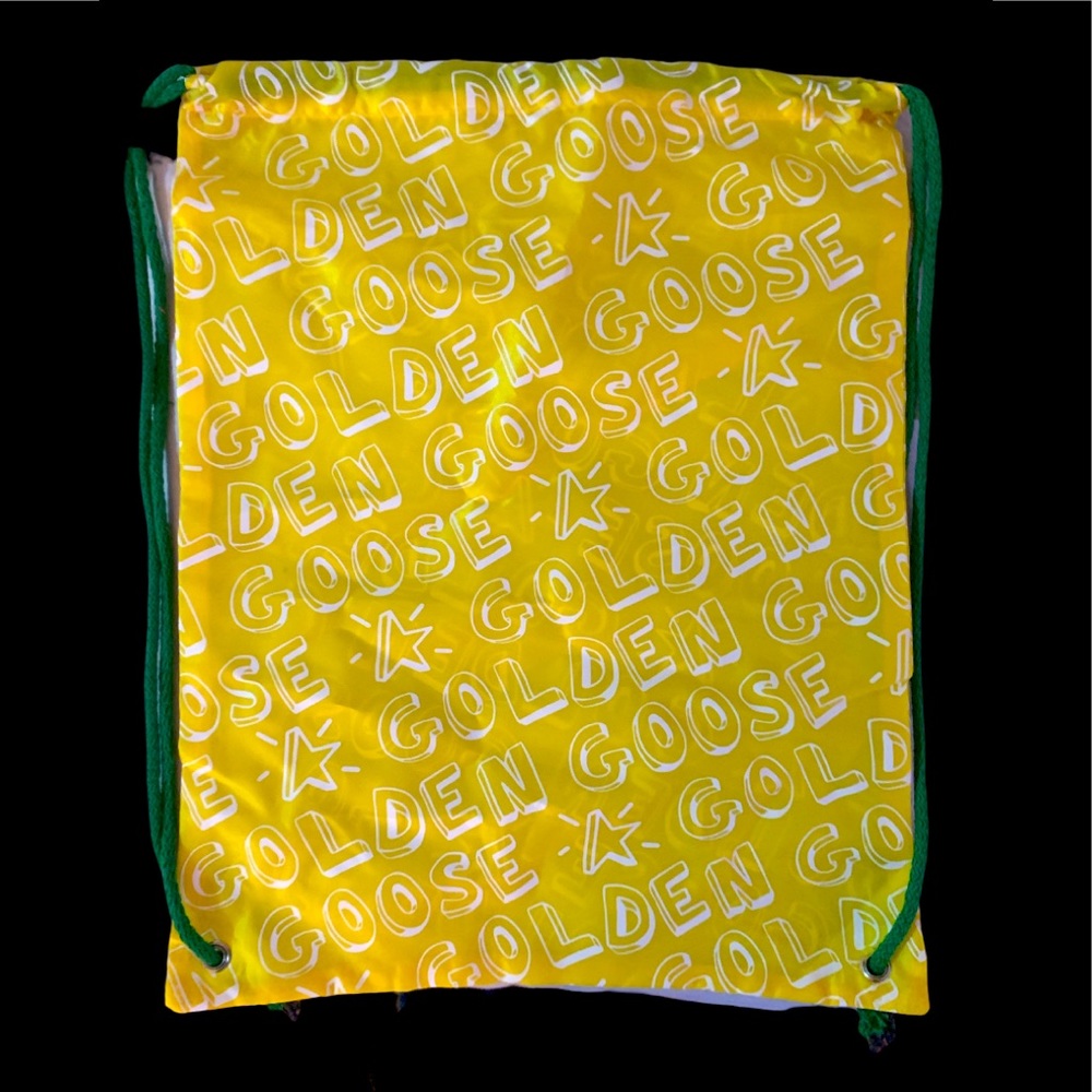 Limited Edition Golden Goose Drawstring Bag